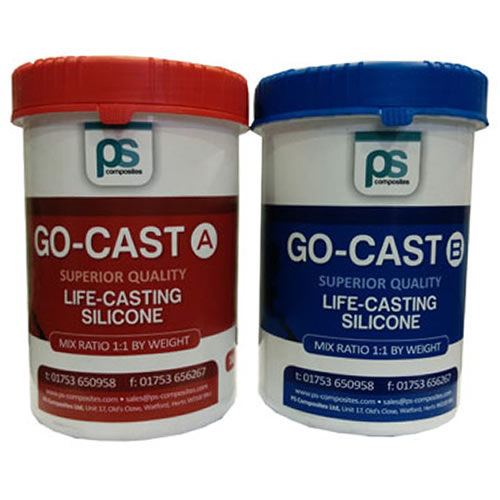 GoCast Skin Safe Self Releasing Life Casting Silicone 2kg Kit