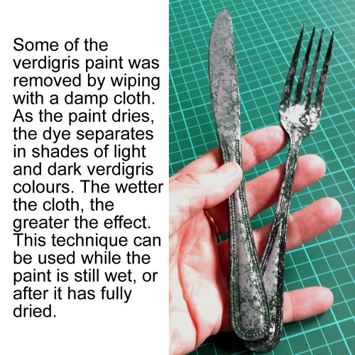 Dirty Down Water Soluble Paint - Verdigris Effect