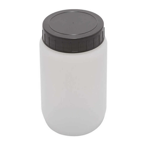 Polyjar Natural 1000ml UN SDO Round Jar - Including Lid