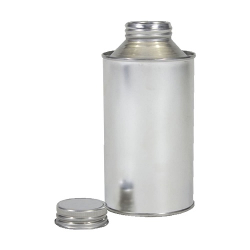 500ml Metal Cone Top Tin With 38mm Screw-Neck Metal Cap (Empty)