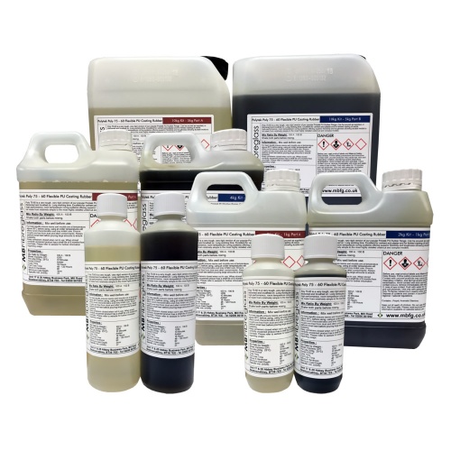 Polytek Poly 75-60 Firm Polyurethane Rubber for Concrete Casting & More