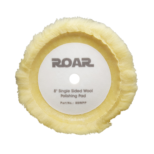 Roar 8'' Single Sided Wool Polishing Pad (Yellow)