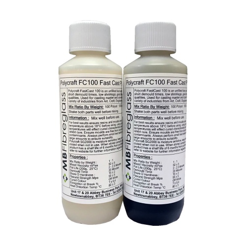 Polycraft FC100 (Beige) Fast Cast Paintable Polyurethane Liquid Plastic Casting Resin System