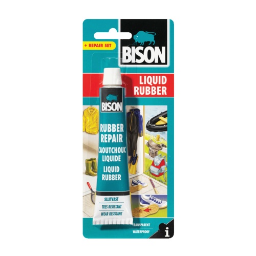 Bison Liquid Rubber Transparent Repair Set - 50ml