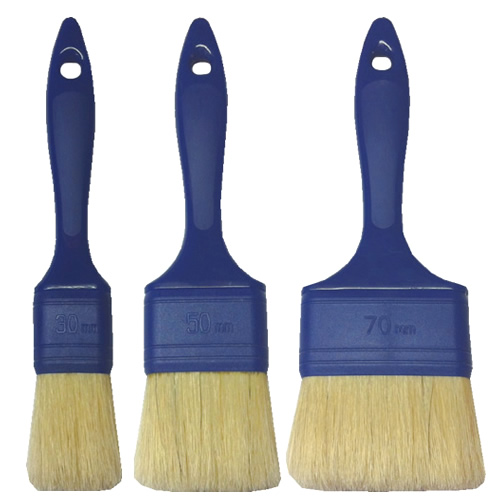 Non-Synthetic Super Blue Gelcoat Laminating Plastic Ferrule Brushes