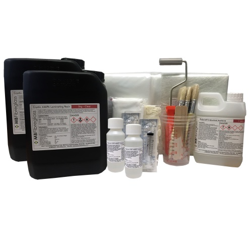 10m - 10Kg Fibreglass Repair Kit - Inc Material & Tools