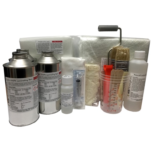 3m - 3Kg Fibreglass Repair Kit - Inc Material & Tools