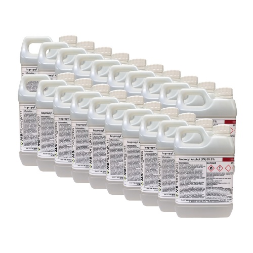 Isopropyl Alcohol (IPA) 99.8% - 20 Litre (20 x 1L Containers)