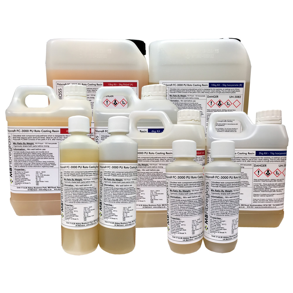 Polycraft FC3000 Polyurethane Roto / Slush Casting Resin mbfg.co.uk