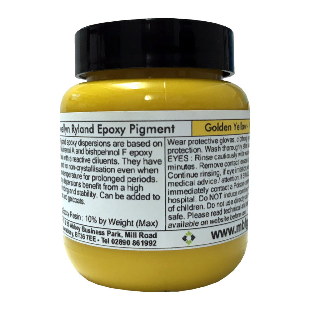 Golden Yellow Epoxy Pigment (EPX3754) mbfg.co.uk