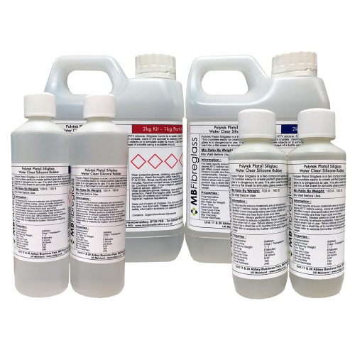 Polytek Platsil Siliglass Rubber / Prop Rubber / Fake Glass Addition Cure Silicone Rubber