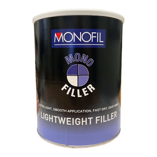 Monofil Lightweight Smooth Fast Dry Easy Sand Filler Paste (Inc Hardener)