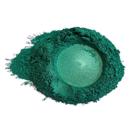 Polycraft Pearlescent Mica Pigment Powder - Bright Green