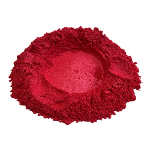 Polycraft Pearlescent Mica Pigment Powder - Scarlet