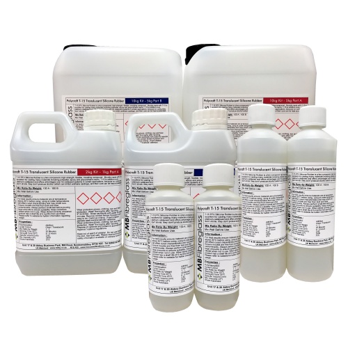 Polycraft T15 Translucent RTV Addition Cure Silicone Rubber Shore A15