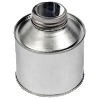 250ml Metal Cone Top Tin With 38mm Screw-Neck Metal Cap (Empty)