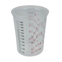 600ml Clear Plastic Mixing Cup