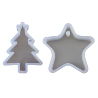 Translucent Silicone Christmas Themed Moulds