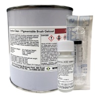 Crystic 65PA Clear / Pigmentable Brush Gelcoat - 500g