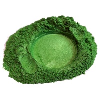 Polycraft Pearlescent Mica Pigment Powder - Apple Green