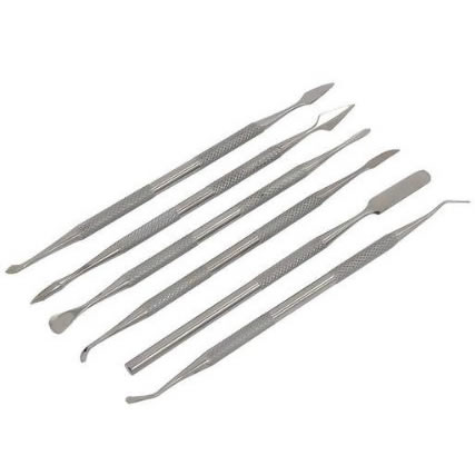 6 Piece Stainless Steel Carving Set
