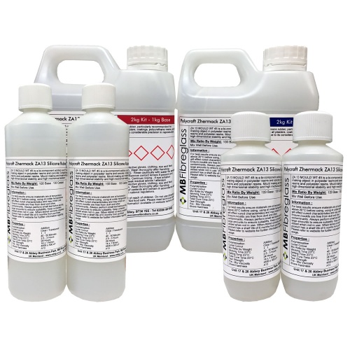 Polycraft Zhermack ZA13 Translucent Addition Cure RTV Silicone Shore A13